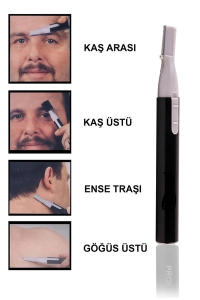 kar-bul Sakal Düzeltme Burun Kılı Alma Tüy Kesme Traş Tıraş Makinesi