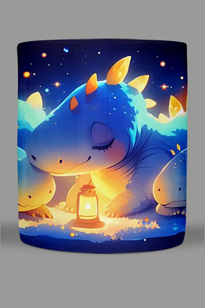 Fizello Cute Dinosaurs - Cute Dinosaur Themed Mug