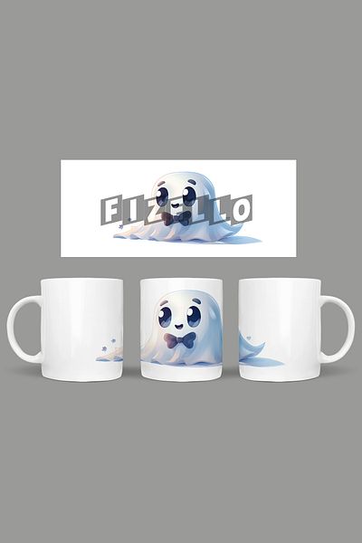 Fizello Cute Ghots - Cute Ghots Themed Mug