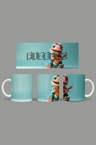 Fizello Cute Dinosaurs - Cute Dinosaur Themed Mug