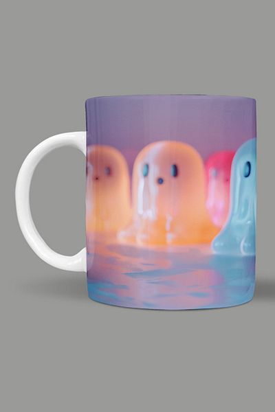Fizello Cute Ghots - Cute Ghots Themed Mug