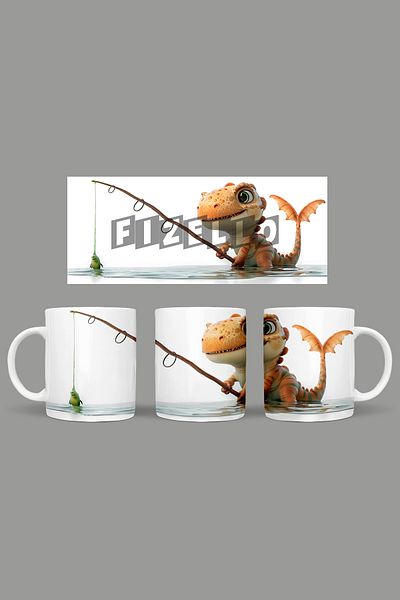 Fizello Cute Dinosaurs - Cute Dinosaur Themed Mug