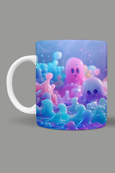 Fizello Cute Ghots - Cute Ghots Themed Mug