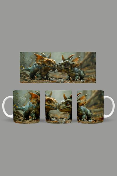 Fizello Cute Dinosaurs - Cute Dinosaur Themed Mug