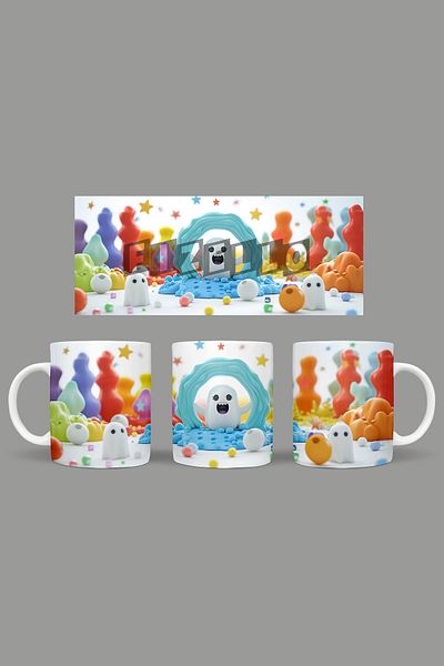 Fizello Cute Ghots - Cute Ghots Themed Mug