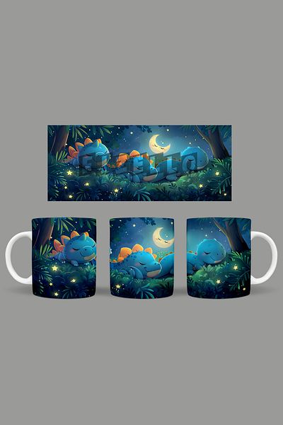 Fizello Cute Dinosaurs - Cute Dinosaur Themed Mug