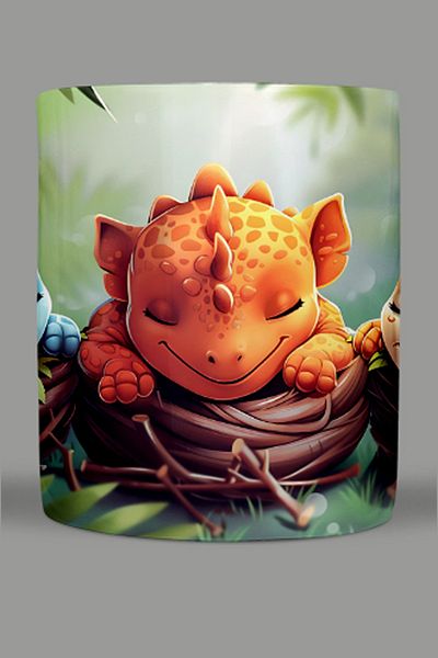 Fizello Cute Dinosaurs - Cute Dinosaur Themed Mug