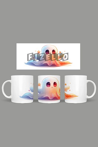 Fizello Cute Ghots - Cute Ghots Themed Mug