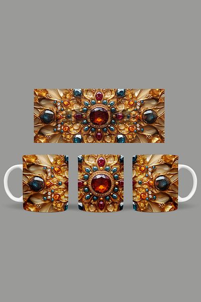 Fizello Mandala Themed Mug