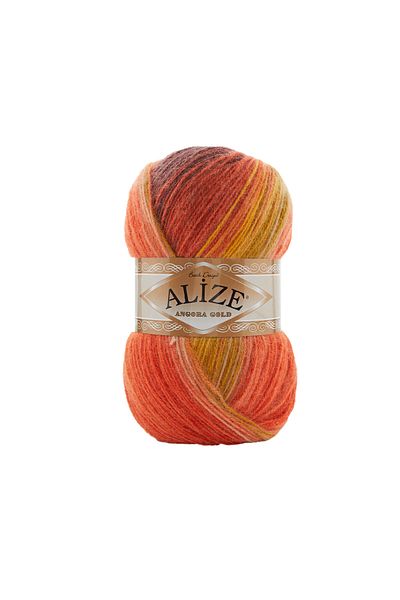 Alize 5 τεμάχια Angora Gold Tie Dye Πλεκτό νήμα 8015