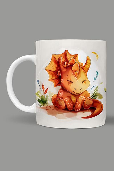 Fizello Cute Dinosaurs - Cute Dinosaur Themed Mug