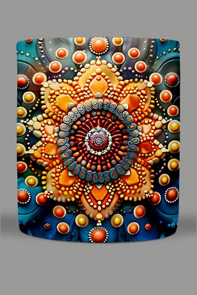 Fizello Mandala Themed Mug