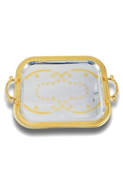 AVCI HOME MAKER T1691 RECT.TRAY ST 2PC L&M SG L:46.5x37cm & M:40.5x32.5cm