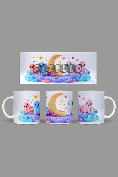 Fizello Cute Ghots - Cute Ghots Themed Mug