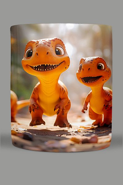 Fizello Cute Dinosaurs - Cute Dinosaur Themed Mug