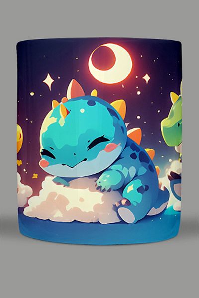 Fizello Cute Dinosaurs - Cute Dinosaur Themed Mug