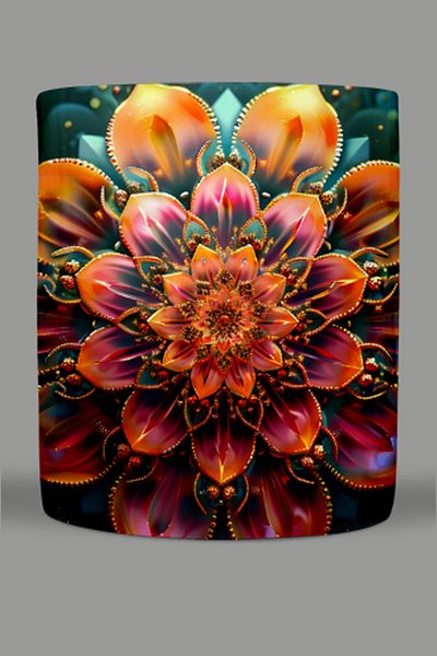 Fizello Mandala Themed Mug