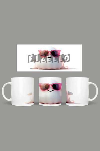 Fizello Cute Ghots - Cute Ghots Themed Mug