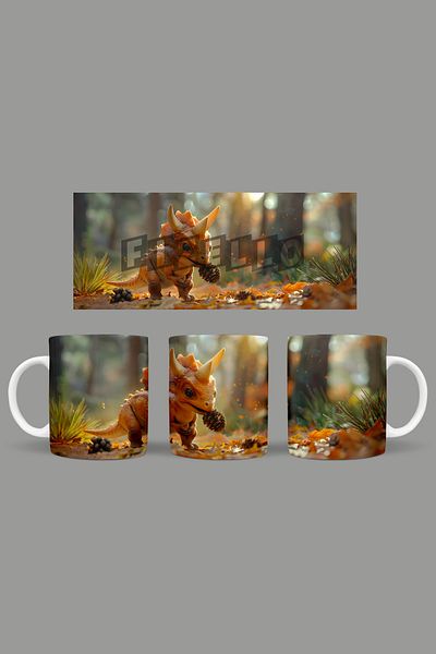 Fizello Cute Dinosaurs - Cute Dinosaur Themed Mug