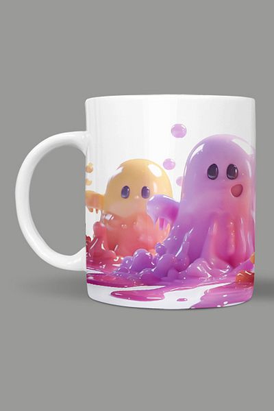 Fizello Cute Ghots - Cute Ghots Themed Mug