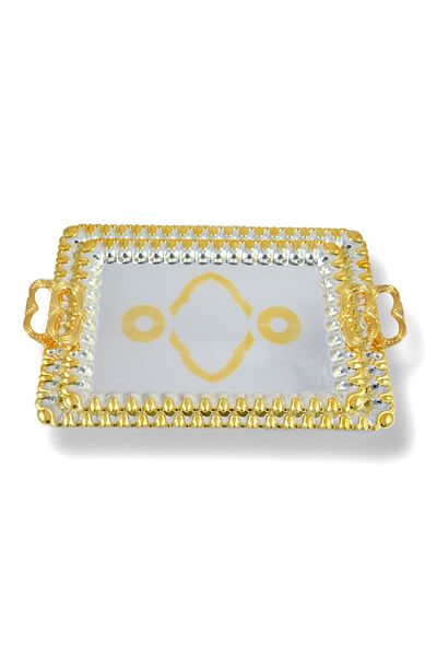 AVCI HOME MAKER T1702 RECT.TRAY ST 2PC L&M SG L:48.5x34.5cm & M:41.5x29.5cm