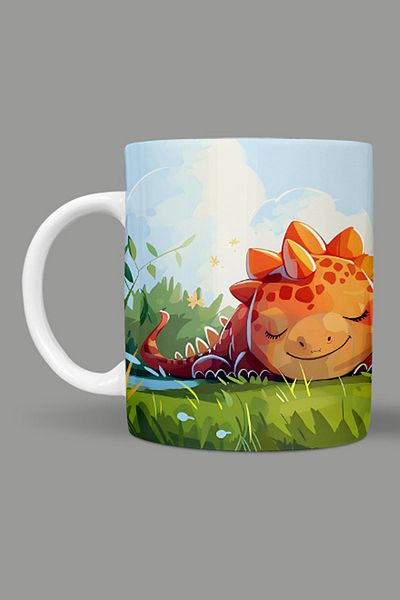Fizello Cute Dinosaurs - Cute Dinosaur Themed Mug