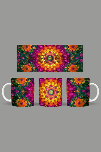 Fizello Mandala Themed Mug