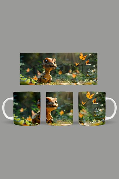 Fizello Cute Dinosaurs - Cute Dinosaur Themed Mug