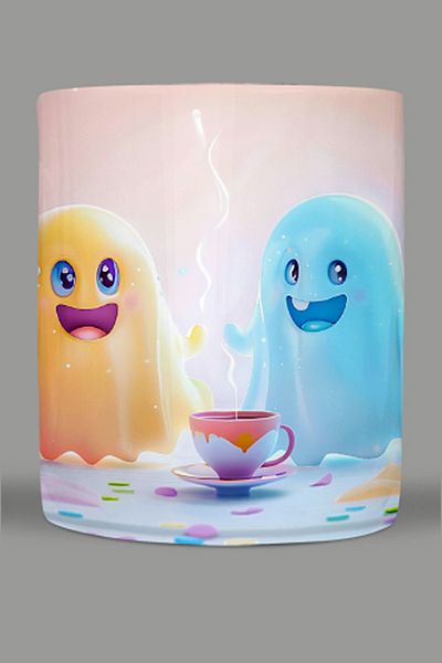 Fizello Cute Ghots - Cute Ghots Themed Mug