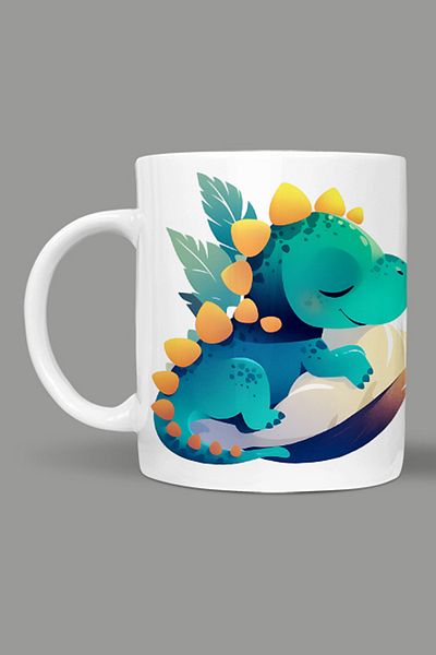 Fizello Cute Dinosaurs - Cute Dinosaur Themed Mug