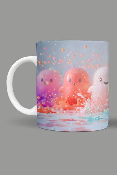 Fizello Cute Ghots - Cute Ghots Themed Mug