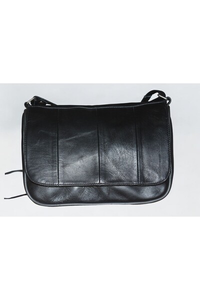 Sir Cliffson حقيبة من الجلد الطبيعي بأكمام قابلة للتعديل وحزام كتف متقاطع