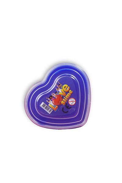 ümit toys 6 ألوان على شكل قلب جاهز - 6 قطع. في علبة، 6x150 جرام إجمالي 900 جرام من عجينة اللعب