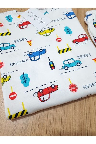 AyCaTa Car Patterned Boy's Pajama Set