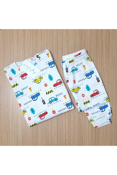 AyCaTa Car Patterned Boy's Pajama Set