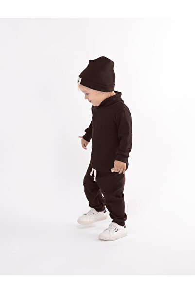 BABYSİ KİDS CLUB طقم ملابس أطفال ورضع مكون من 3 قطع من القطن المضلع ذو الياقة...