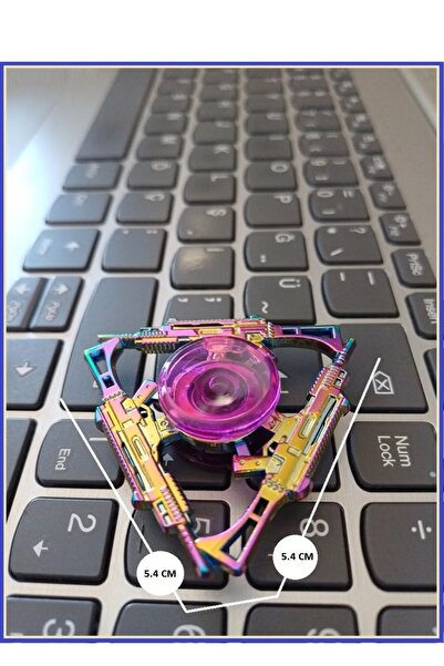 OYUNCAKSAHİLİ Stres Çarkı Metal Model 3 Kol Tüfek M16 82 Çarkı Uzun Süre Dönüş Sağlar Çark