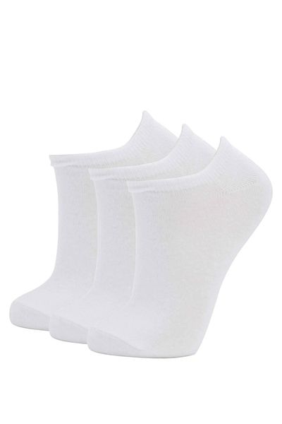 DeFacto 3-teilige Sneakersocken aus Baumwolle für Damen K5974az21au