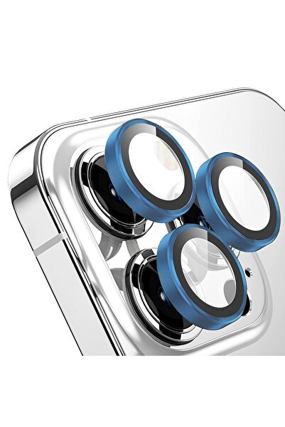 Velvoria iPhone 13 Pro Sapphire Lens Protector Blue