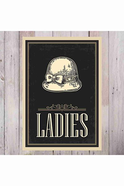 zafrakreklam Wc Ladies Sign Polycarbonate Sheet 20X30Cm