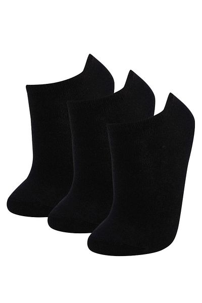 DeFacto 3-teilige Sneaker-Socken aus Baumwolle für Damen K5974az21au