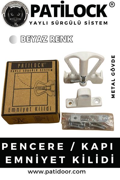 PATİDOOR Patilock Burglar Child Safety Lock / Door Window Lock