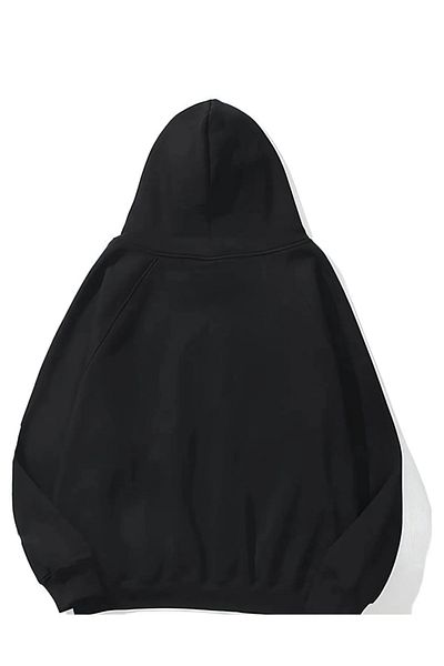 DWN WEAR Unisex Oversize Hooded Cotton Hoodie Sweatshirt - 3 Thread
