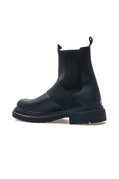 Pierre Cardin Ανδρικές μπότες casual από γνήσιο δέρμα (40-44) 24k 77814 M Μαύρο