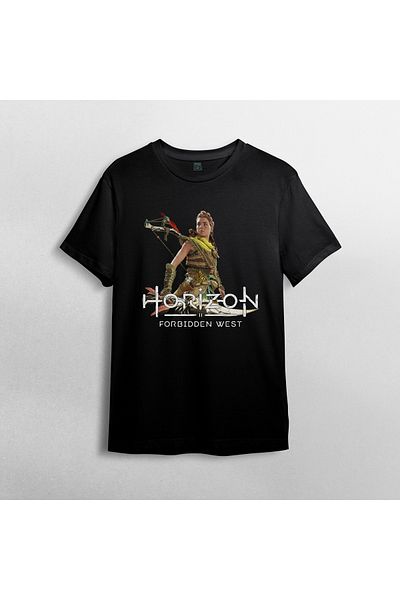 Pixxa Μπλουζάκι Horizon Forbidden West Crew Neck 100% βαμβακερό - Μοντέλο 2