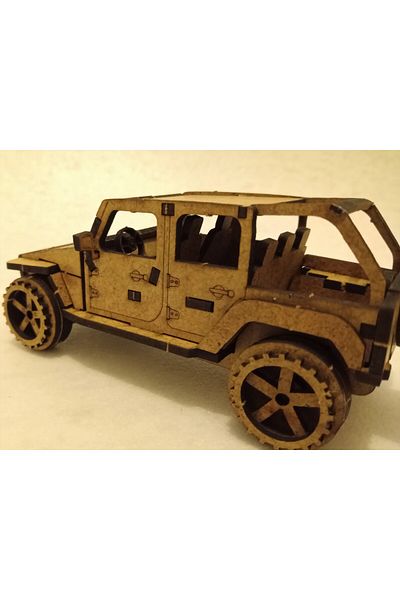 TLR hobi Jeep Wooden Car Model