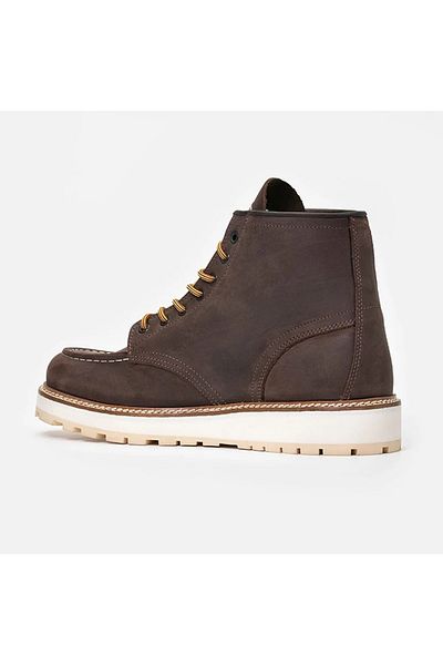 Vaneda Lifestyle 1106 V-Town Dark Brown Leather Boots