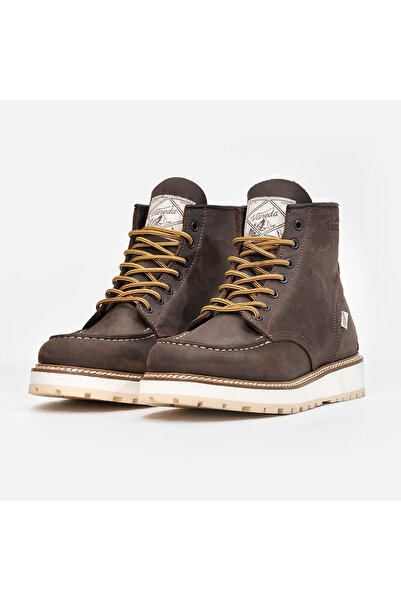 Vaneda Lifestyle 1106 V-Town Koyu Kahve Deri Bot