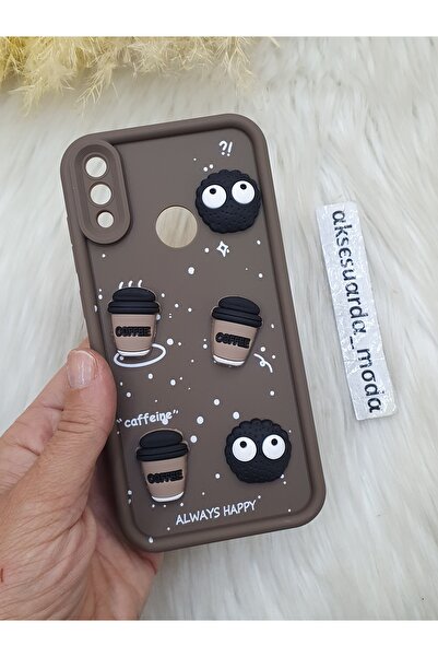 Aksesuarda Moda HUAWEİ Y7 2019 ve Y7 PRİME 2019 UYUMLU FİGÜRLÜ SİLİKON KILIF