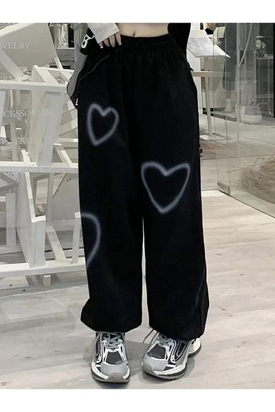 sefur trend collection Πλεκτό παντελόνι φόρμας Black Heart Black Heart